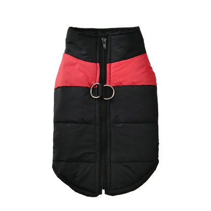 Pet Dog Jacket Warm Winter Clothes For Small Large Dogs Labrador Coat Windproof Waterproof Puppy Costume Vest With D-ring Pug Beauty World Shop
