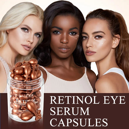 Retinol Multi-Effect Firming Capsule Serum, Tender Skin Hydrating Eye Cream Nourishing And Hydrating Eye Essence 0.34gx45capsule Beauty World Shop