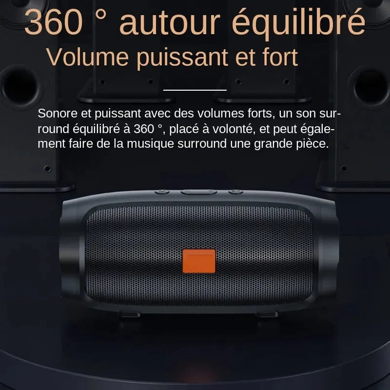 2025NEW ViVO Portable Bluetooth Speaker Wireless High Fidelity Surround Sound Box Outdoor Waterproof Camping Party Loudspeaker