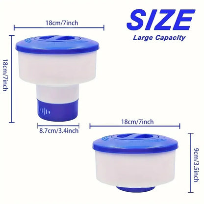 Enduring Pool Floating Dispenser - Automatic Sterilizer for Chlorine Tablets ,Chemical Floater Beauty World Shop