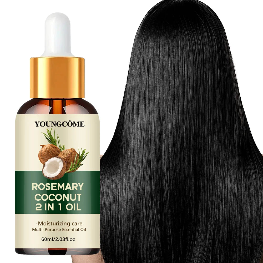 Rosemary Oil Hair Essential Coconut Oil Improve Hair Loss And Nourishes Strengthen Hair Roots Scalp Treatment Hair Care Beauty World Shop