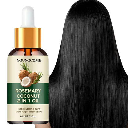 Rosemary Oil Hair Essential Coconut Oil Improve Hair Loss And Nourishes Strengthen Hair Roots Scalp Treatment Hair Care Beauty World Shop