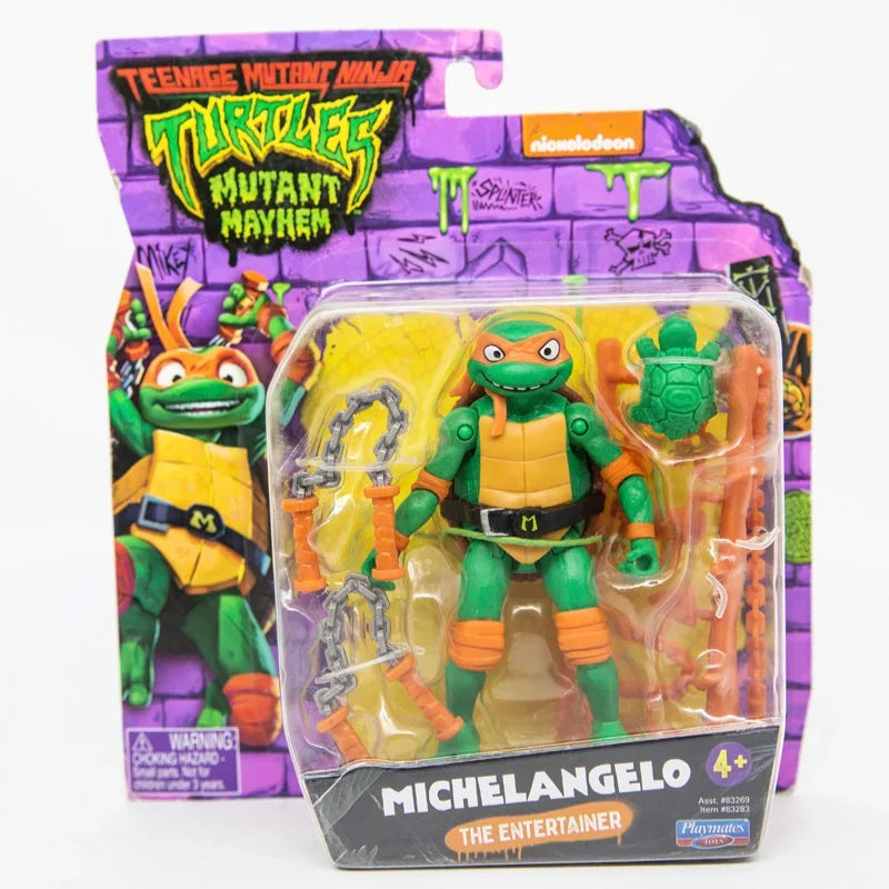Teenage Mutant Ninja Turtles Action Figures Raphael Michelangelo Joint Movable Table Ornament Collectible Kids Birthday Gifts Beauty World Shop