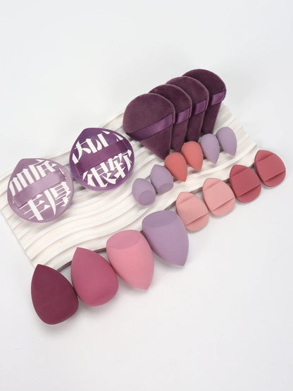 20 Pcs Pink Makeup Sponge and Makeup Puff Set Suitable for Face Cream and Powder Concealer Powder Makeup Machine Beauty World Shop