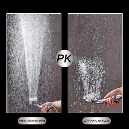New 3 Modes Adjustable Bath Shower Head High Pressure Rain Water Saving Luxury Home Hotel Sprayer Faucet Bathroom Shower Head Beauty World Shop