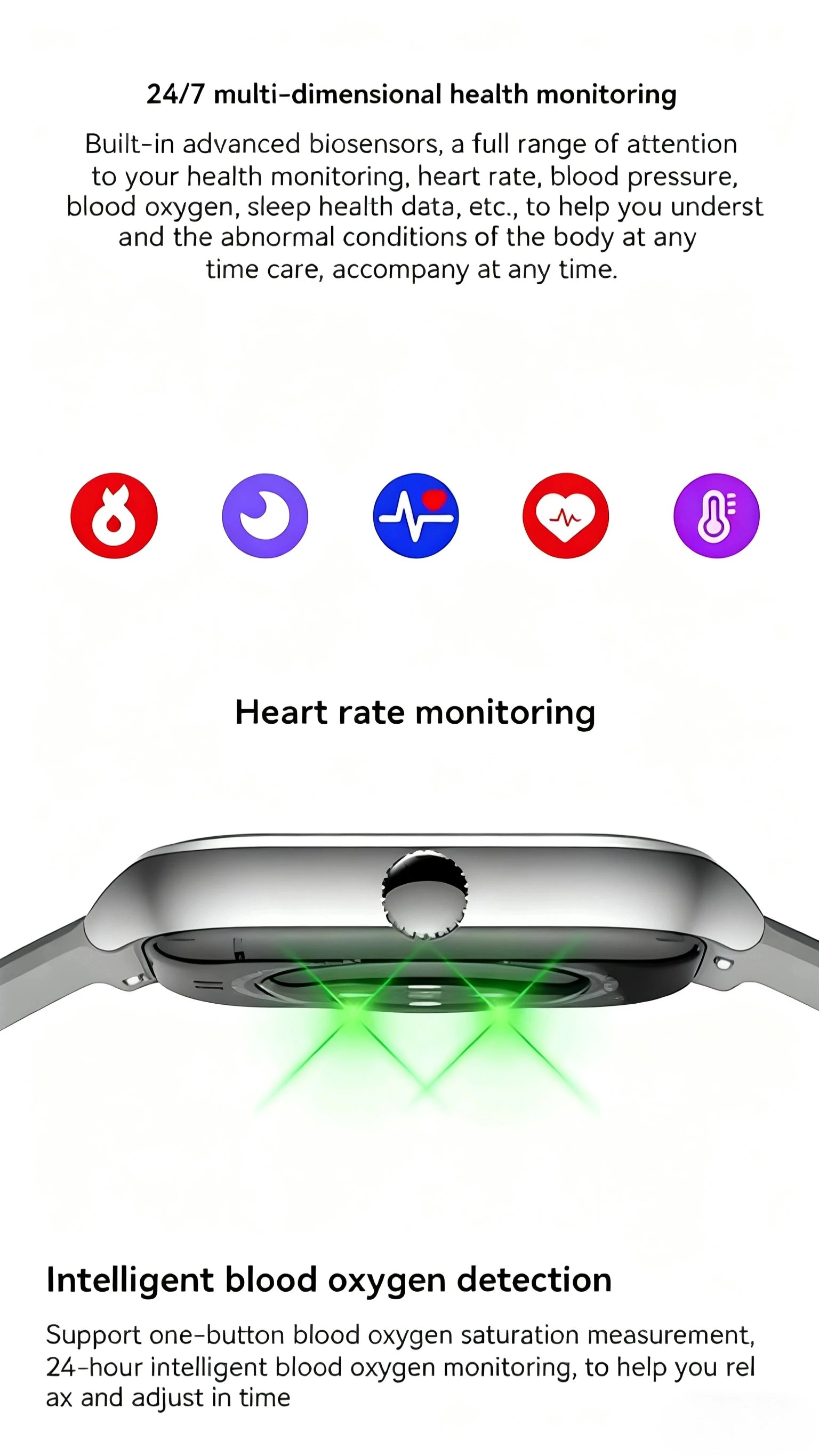 HOMEFISH H9 Intelligent Watch Bluetooth Call Remote Photography Sleep Monitoring Multiple Sports Modes Heart Rate Blood Beauty World Shop