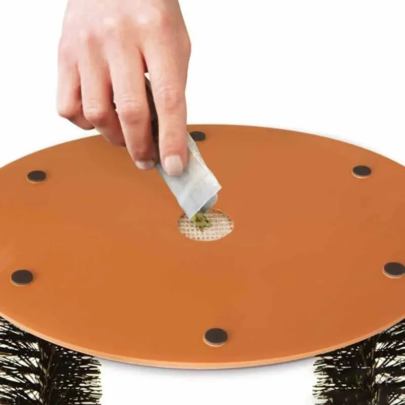 Cat Toy Arch Self Groome Pamper Feline with A Massage Grooming Rubbing Brush with Scratching Pad Toy for Cats Interactive Toys Beauty World Shop