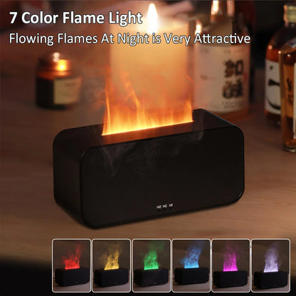 Air Aroma Humidifier Diffuser Essential Oils Humidifiers Mini Flame Automatic Fragrance Diffuser Home Humidifier With LED Light Beauty World Shop