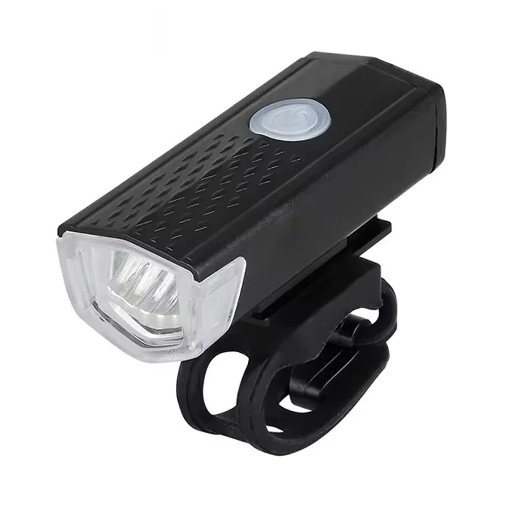 Bicycle Front Rear Light Set LED Rechargeable MTB Bike Head Light Cycling Red Warning Tail Light Accessories for Night Riding Beauty World Shop