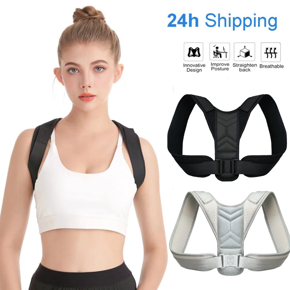 1pcs Back Posture Corrector Neck Brace Training Equipment Home Office Man Woman Postura Shoulder Support Correction Belt Beauty World Shop