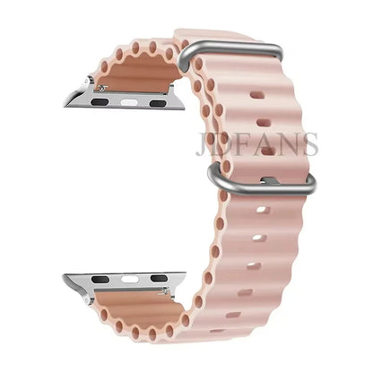 Strap For Apple watch ultra band 49mm 44mm 45mm 41mm 40mm 38mm 44 45 mm 1:1 Original Ocean belt iWatch series 9 10 8 7 se bands Beauty World Shop