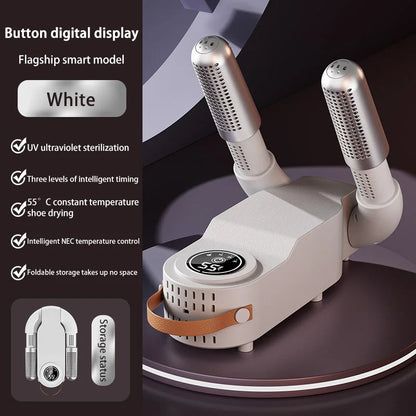 Intelligent Shoe Dryer Purple Light Deodorizing Portable Foldable Dryer Timer Autumn Winter Home Electric Foot Boot Dryer 2026 Beauty World Shop