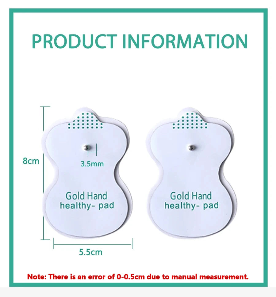 10/30/50pcs Electrode Pads for Tens Acupuncture Gel for For Digital Therapy Machine Massager Sticker Beauty World Shop