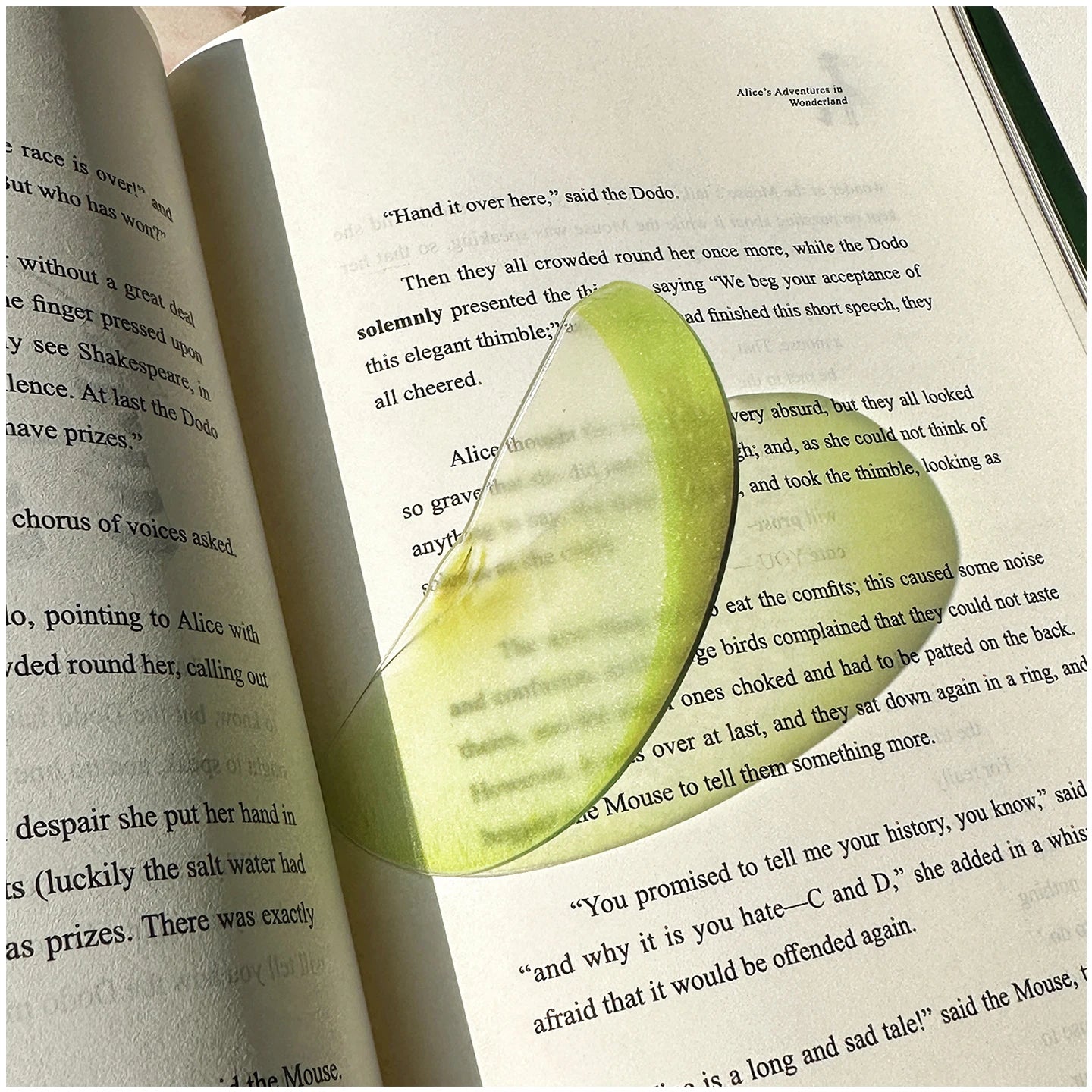 Delicate Transparent Acrylic Apple Bookmark Reading Mark Student Gift Premium Feeling Cute Grape Tomato Bookmarks Beauty World Shop