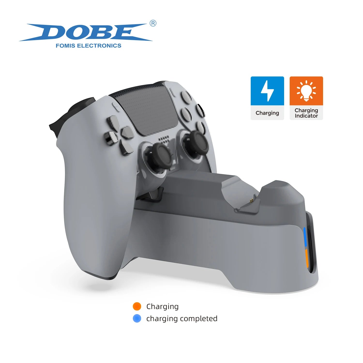 DOBE Double Charging Dock TP5-1501X for PS5 Handle with Dual-color Charging Indicator Light & Charing Cable Beauty World Shop