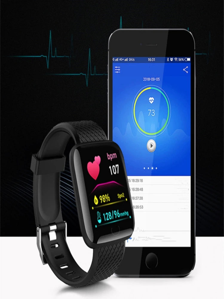 Smartwatch Men Women Wristwatches Smart Watch Message Fitness Monitor Bracelet Birthday Gift Electronic Clock For Android IOS Beauty World Shop