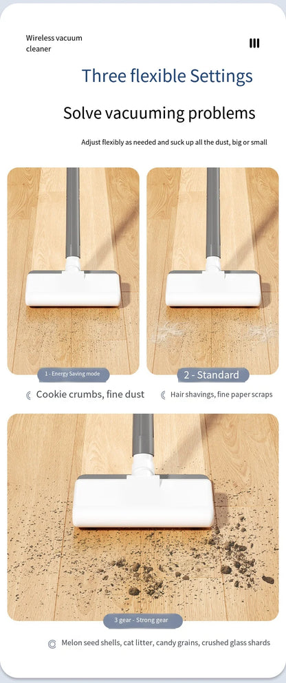 Cordless Wireless Vacuum Cleaner Handheld USB Chargeable Multifunction Suction Mopping All-in-One Home Cleaning Machine Beauty World Shop