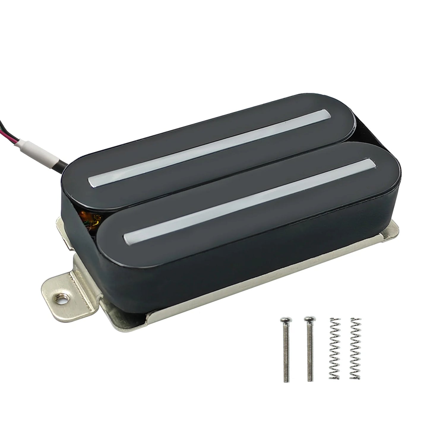 Phrilam Pro Super Power  Electric Guitar Hot Dual Rails Pickup Humbucker Pickup 14.1K Black Guitar Parts Beauty World Shop