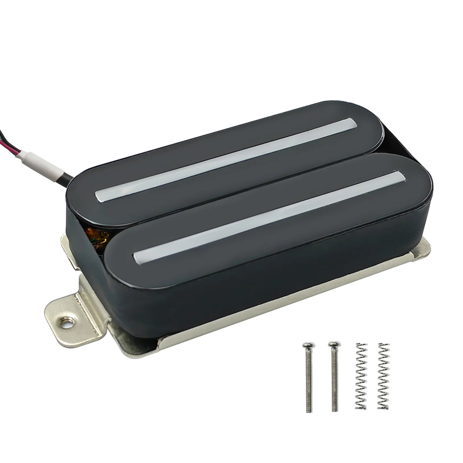 Phrilam Pro Super Power  Electric Guitar Hot Dual Rails Pickup Humbucker Pickup 14.1K Black Guitar Parts Beauty World Shop
