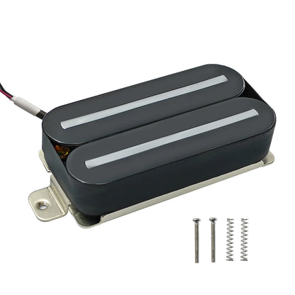Phrilam Pro Super Power  Electric Guitar Hot Dual Rails Pickup Humbucker Pickup 14.1K Black Guitar Parts Beauty World Shop