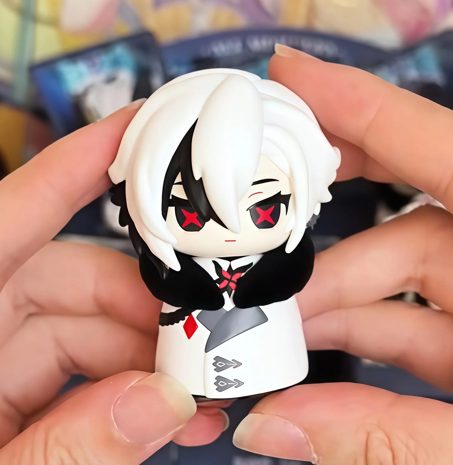 Mihoyo Genshin Impact Fatui Harbinger Q Version Series Blind Box Desktop Mini Doll Model Toys Trend Decoration Surprise Gifts Beauty World Shop