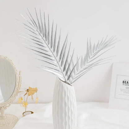 6/12Pcs Artificial Plants Tropical Palm Tree Leaves Home Garden Decoration Accessory Photography Prop Christmas Wedding Supplies Beauty World Shop