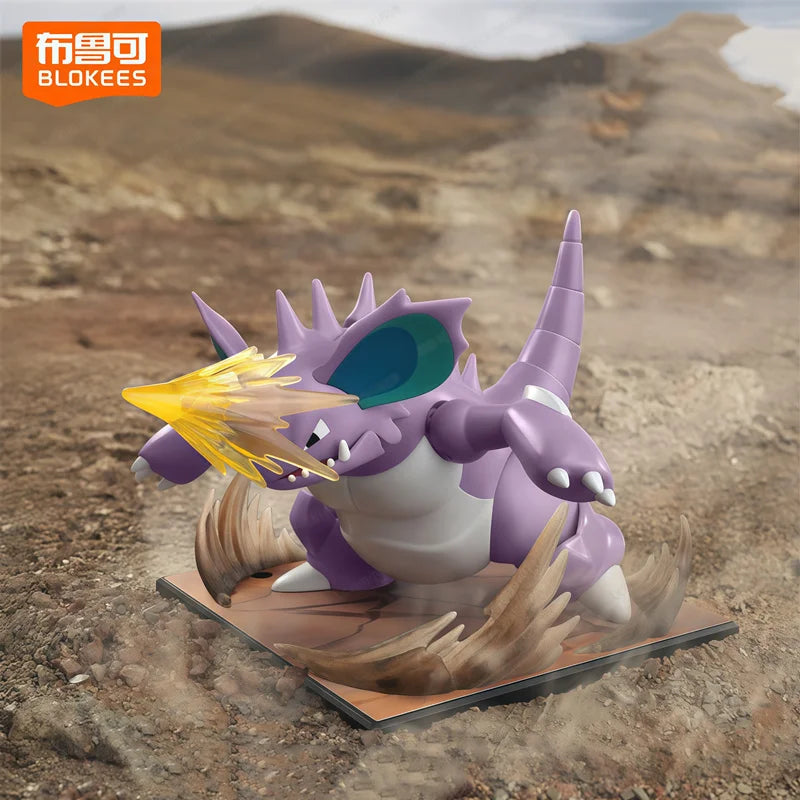 Blokees Pokemon Adventure Prologue Snorlax Cinderace Scyther Lucario Monster Action Figure Model Assembling Toys Birthday Gifts Beauty World Shop