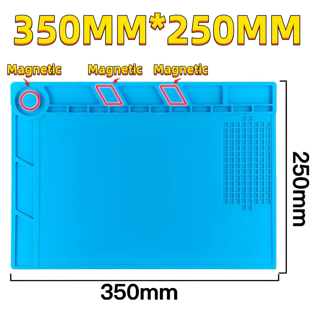 ESD Soldering Mat Repair Pad Insulation Heat Resistant Soldering Station Silicon Work Pad Desk Platform Phone Repair Tool Kit Beauty Fashion