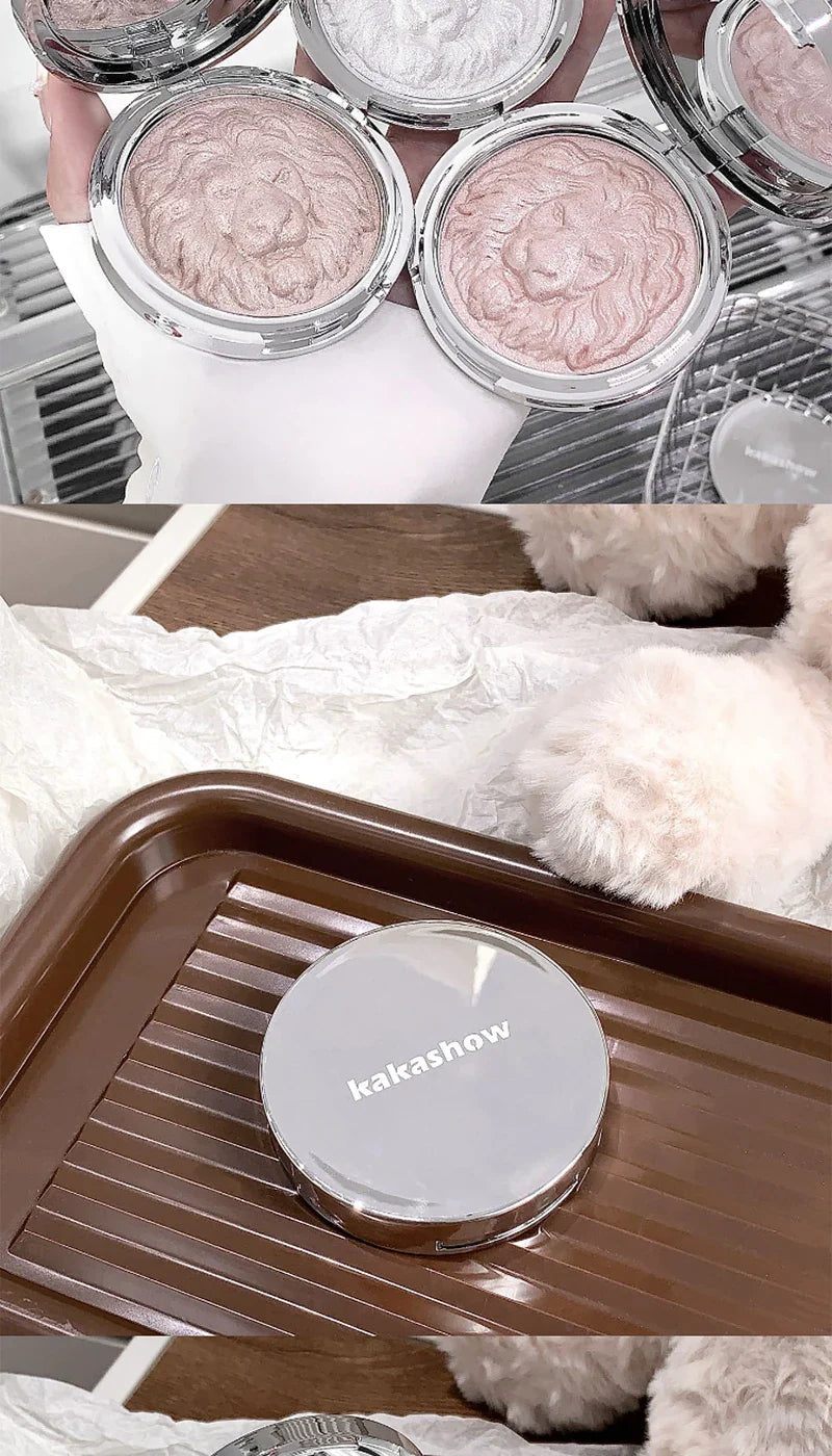 Lion Series high-gloss powder, clear and glittering, fine pearlescent luster, high-end atmosphere, high-gloss paste Beauty Trend Shop