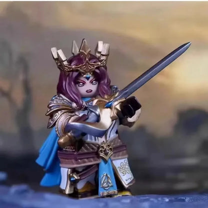 2025 NEW GP201 Lich King Medieval Round Table Knights building block Anime bricks Action Figure Collection Model Doll Toy Gifts Beauty World Shop