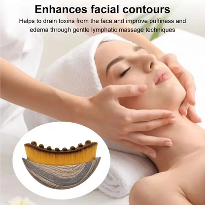 Lymphatic Contour Face Brush,Chin &Jawline Sculpting,Drainage Massager for Face,Ergonomically Designed to Fit The Skin Precisely Beauty World Shop