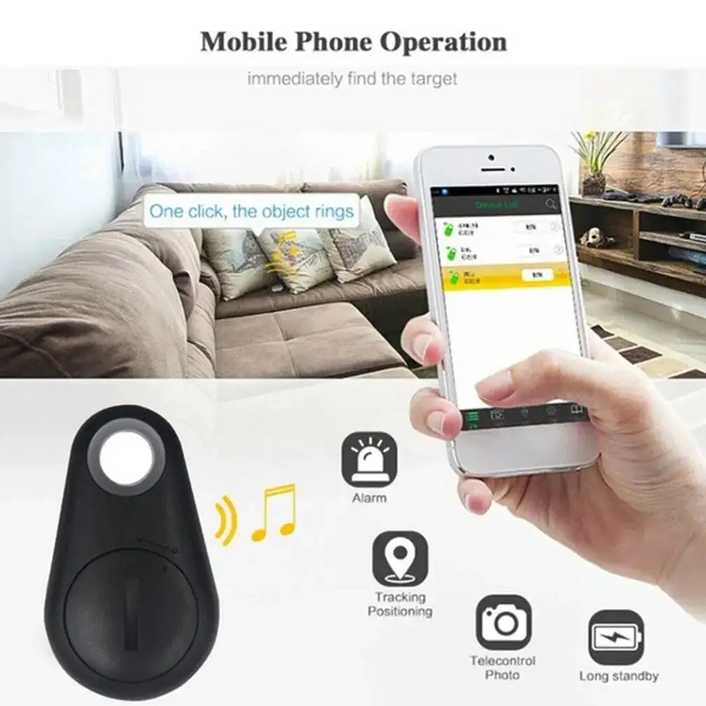 1-5pcs Wireless Mini GPS Tracker Anti-lost Alarm Key Child Bag Wallet Finder Bluetooth APP Locator Smart Tag For Ios And Android Beauty World Shop