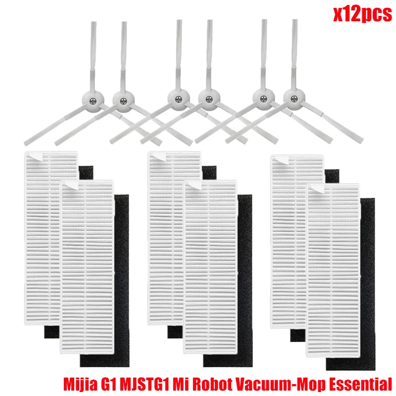 For Xiaomi Mijia G1 MJSTG1 Mi Robot Vacuum Mop Essential Vacuum Cleaner Side / Main Brush Cover Hepa Filter Mop Cloth Parts Beauty World Shop