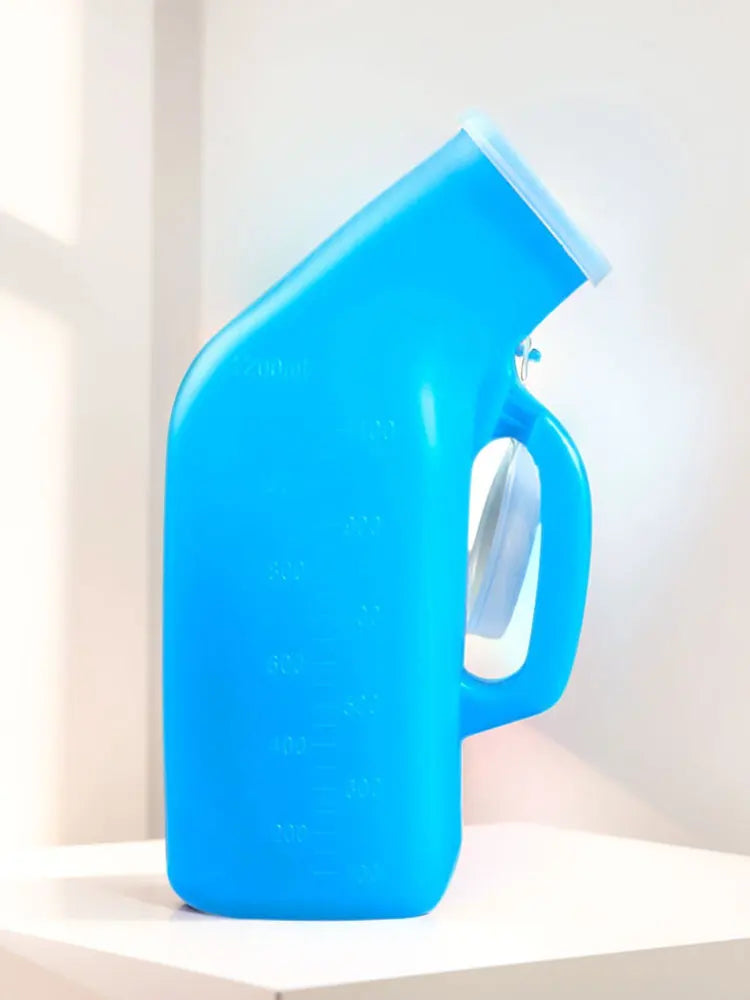 1200ml Urinals for Men Spill Proof Portable Urinal Plastic Urine Bottle with Lid for Car Elderly and Incontinence Beauty World Shop