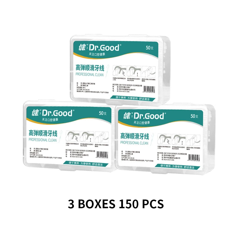 1/2/3/5/10 Box Portable Disposable Dental Floss Plastic Toothpick High-tension Dental Floss Stick Dental Floss Box ﻿Oral Care Beauty Fashion
