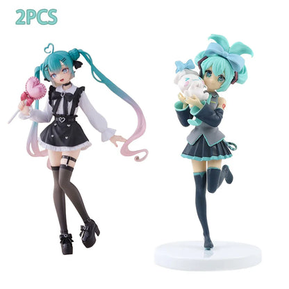 Hot Kawaii Girl Hatsune Miku Anime Figure Fashion Subclture Miku Action Figure Christmas Gift PVC Collection Model Doll Toys Beauty World Shop