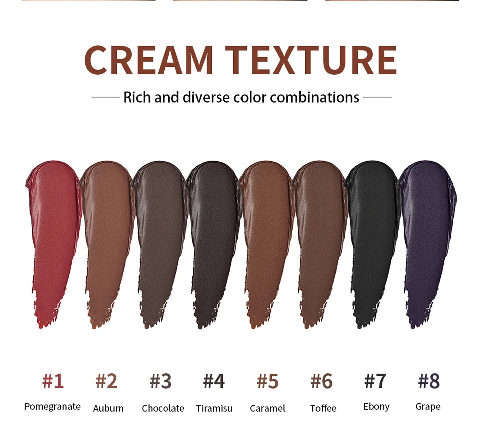 Curve Case Cream Eyebrow Cream Blush Highlighter Palette Matte Shimmer Finishes Shadow Tones Long-Lasting Cosmetics Beauty World Shop