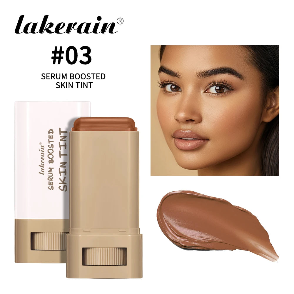 Skin Tint Stick Waterproof Nourishing Solid Tinted Serum Foundation Skin Tint Balm Face Tinted Face Contour Stick Makeup Beauty World Shop