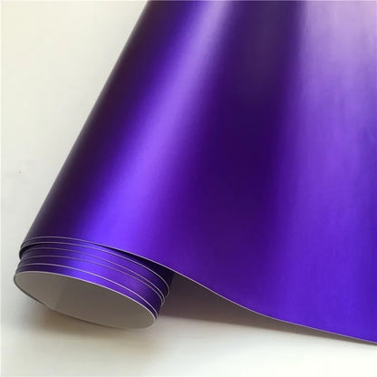Various Colors Matte Satin Chrome Metallic Vinyl Wrap Film Car Sticker Decal Laptop Phone Motorcycle Graphic Beauty World Shop