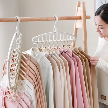 New Clothes Hanger Closet Organizer Space Saving Hanger Multi-port Clothing Rack Plastic Scarf Storage hangers for clothes Beauty World Shop