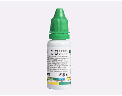 Aquarium CO2 Indicator Solution Monitor Plants Grass CO2 System Concentration Fish Tank Glass Liquid Tester Fluid Drop Checker Beauty World Shop