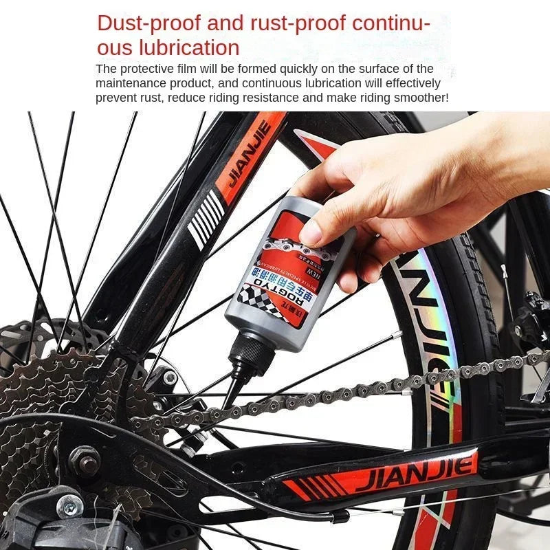 125ML Bicycle Special Lubricant Motorcycle Chain Maintenance Cleaning Brush Chain Tool Oil Road Bike Cycling Accessories Beauty World Shop