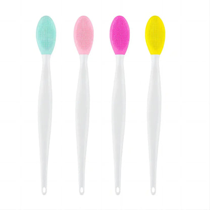1PC/4PCS  Beauty Skin Care Wash Face Silicone Brush Exfoliating Nose Clean Blackhead Removal Brushes Tools With Replacement Head Beauty World Shop
