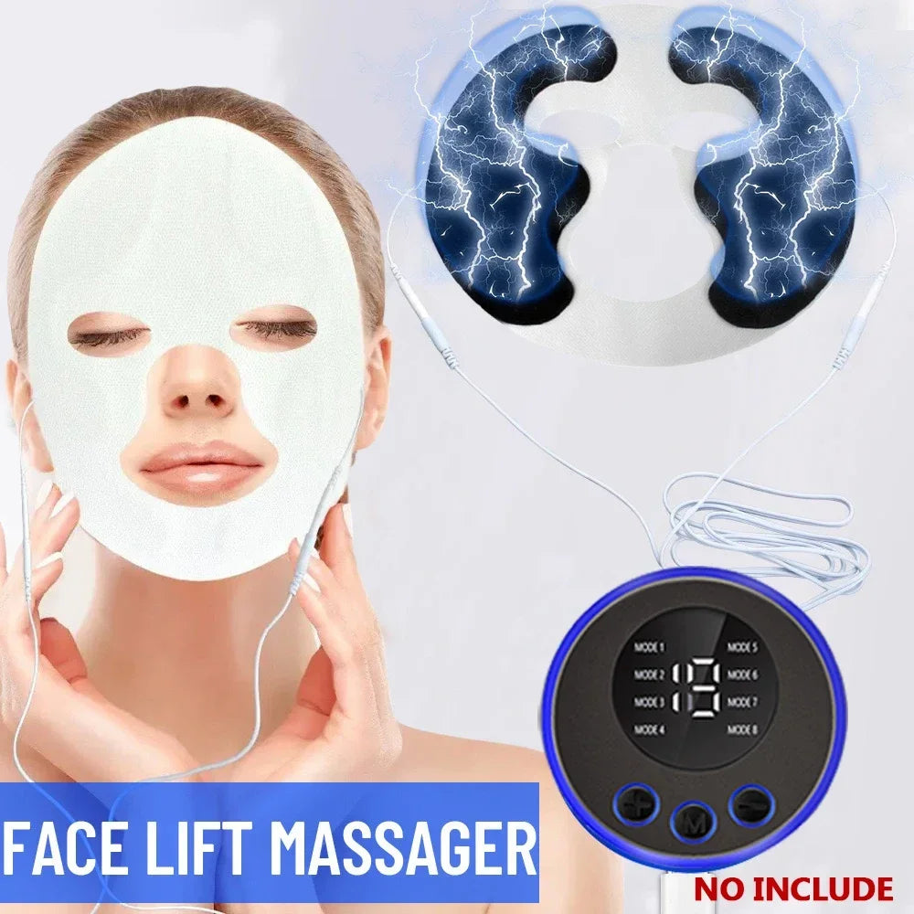 Facial Electrode Pads Gel Non-woven Patch Self-adhesive Acupuncture Electric Massager Digital Machine Beauty World Shop