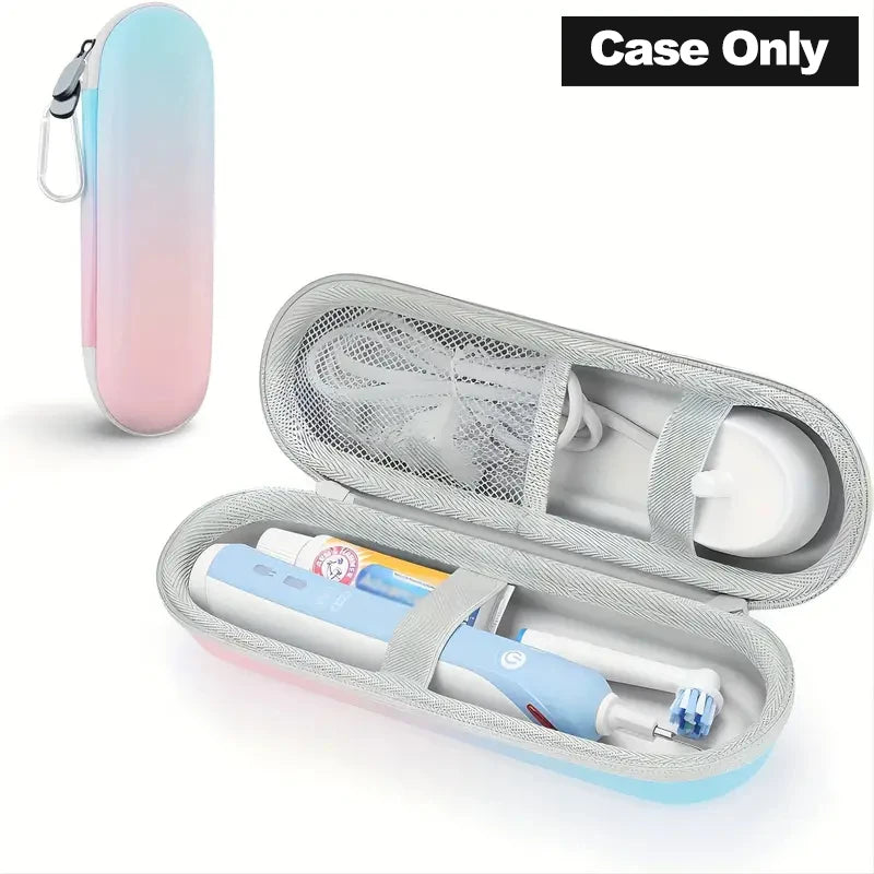1pcs Electric Toothbrush Travel Case for Oral-B Pro/iO, Philips Sonicare, Oral B Toothbrush Case for Brush Heads & Accessories Beauty World Shop