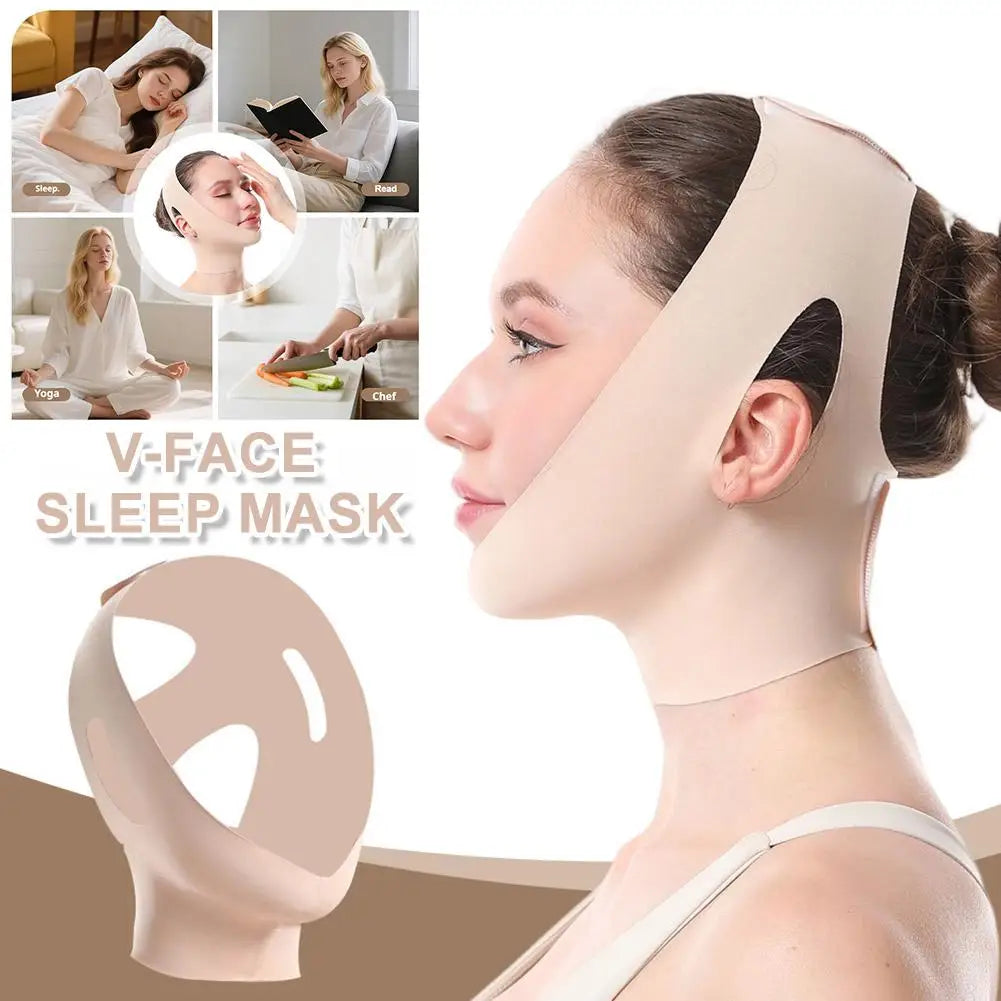 Face V Shaper Facial Slimming Bandage Relaxation Lift Up Belt Shape Lift Reduce Double Chin Face Thining Band Massage Hot Sale Beauty Trend Shop
