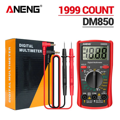 ANENG DM850 Digital Multimeter Automatic Professional 1999 Counts Auto AC/DC Votage Tester Ohm Current Ammeter Detector Tool Beauty World Shop