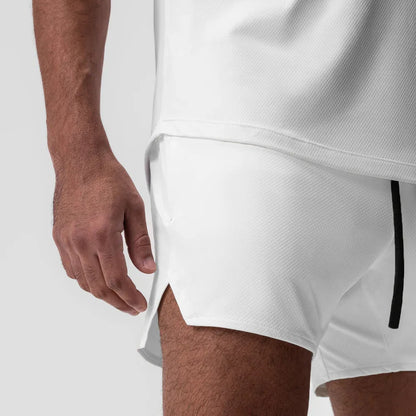 New Summer Men's Sports Shorts Quick Dry Breathable Beach Jogging Single Layer Breathable Shorts Training Basketball Apparel Gym