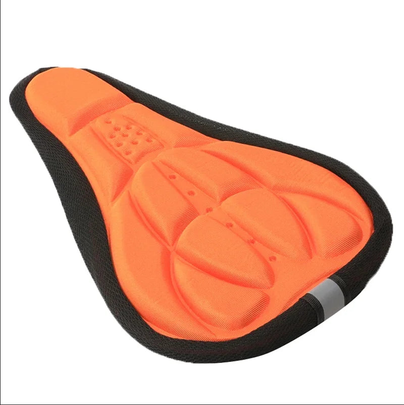 Soft 3D Padded Cycling Bicycle MTB Bike Saddle Seat Cover Cushion Sponge Foam Comfortable Saddles Mat Bicycle Accessory Beauty World Shop