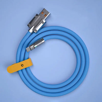 120W 6A TypeC Super Fast Charge Liquid Silicone Cable Quick Charge USB Cable For Xiaomi Huawei Samsung Pixel USB Bold Data Line Beauty World Shop